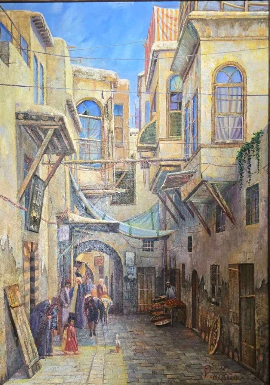 Charming Alleyway: A Glimpse into Historic Market Life